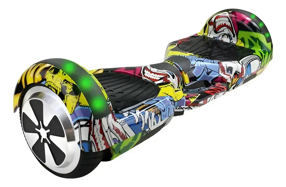Hoverboard Overboard Skate Elétrico 6.5 Bluetooth Com Led Cor Hiphop