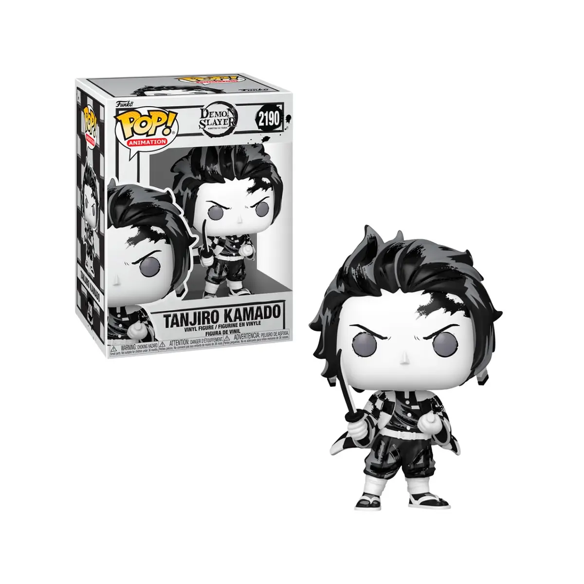 Candide, Boneco, Funko POP! Tanjiro, Demon Slayer (Sumi Ink) - 12 cm