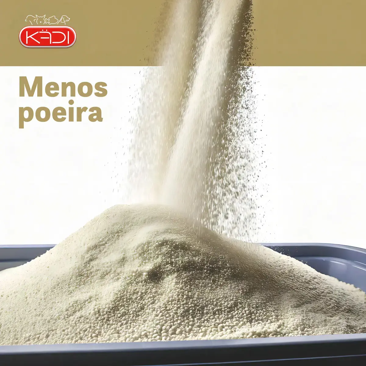 Areia Sanitária Gatos Milho Mandioca Kadi Graos Mistos 4kg thumbnail 10