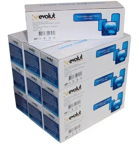 Kit 10 Toner P1102w Cb435a Ce285a 285a 285 P1102 M1132 M1212 Tinta Preto