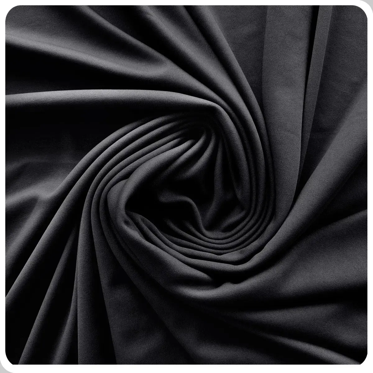 Tecido Helanca Light Preto para Roupas e Artesanato, 3 m x 1,80 m - 1