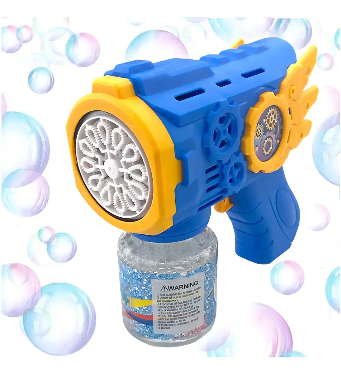 Brinquedo Bubble Gun Maquina Arminha Pistola Bolha De Sabão - 1