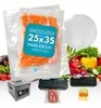 [R$0,29 UND] 100 Sacos Plásticos p/ Vácuo 25x35cm 0,12mm - 1