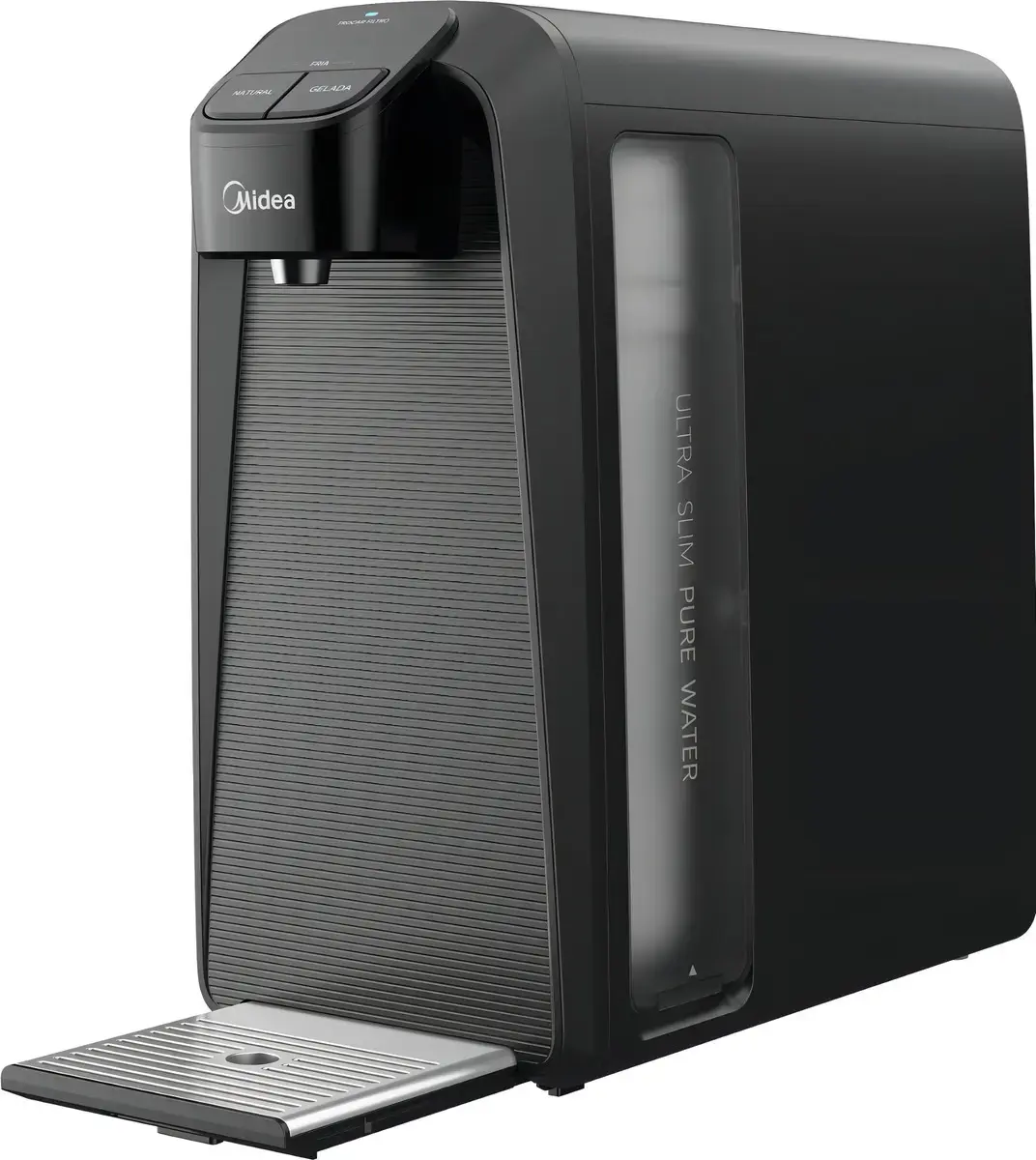Purificador Midea SlimPure Bivolt Cinza Filtro 2 Estágios