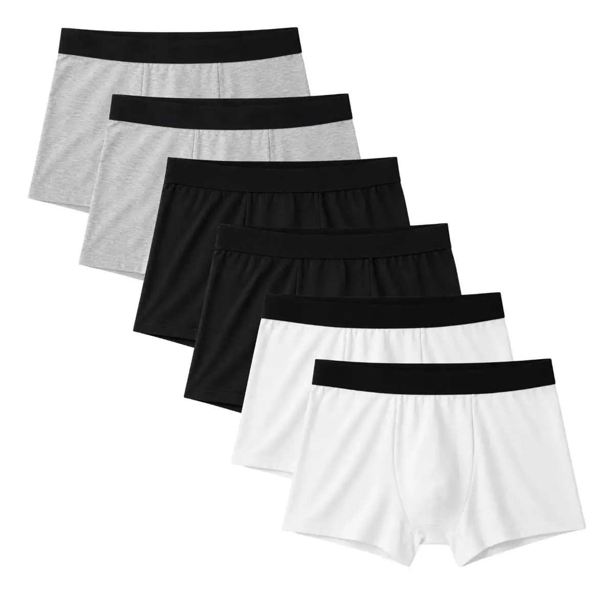 Cueca Infantil Menino Kit 6 Peças Boxer Algodão 1 a 10 Anos DCP Kids - 1