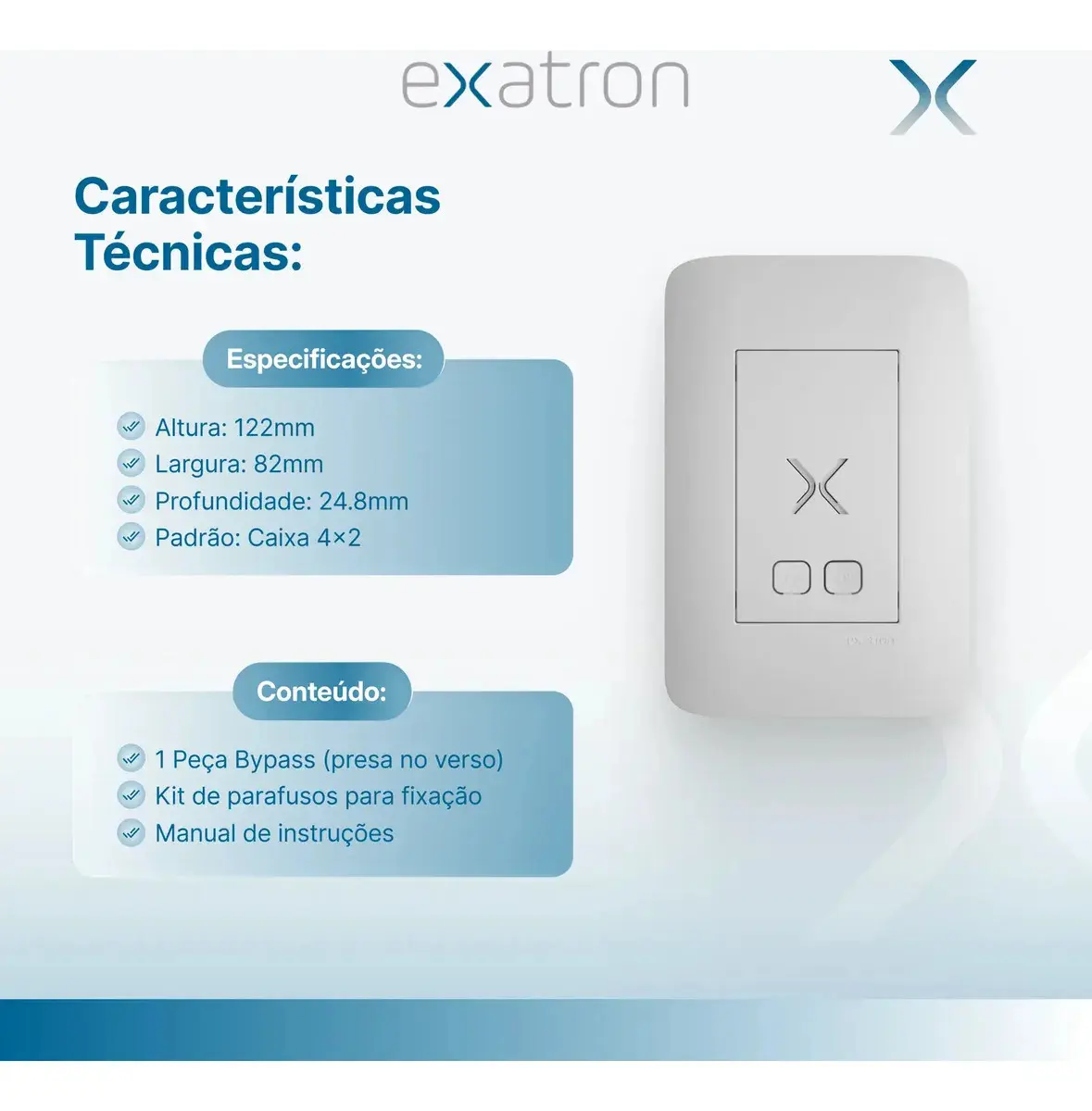 Campainha Com Fio Eletrônica Residencial Musical 28 Toques Exatron LECO4004 Bivolt Touch Volume Ajustável 4x2 Embutir Branca thumbnail 6