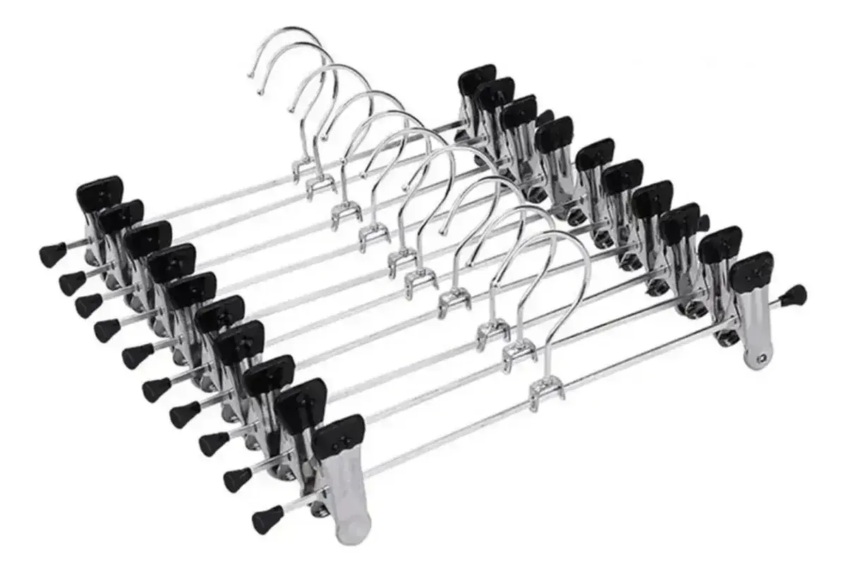 Kit 10 Cabide Presilha-calça, Saia Ou Bermuda Topen Home - 1