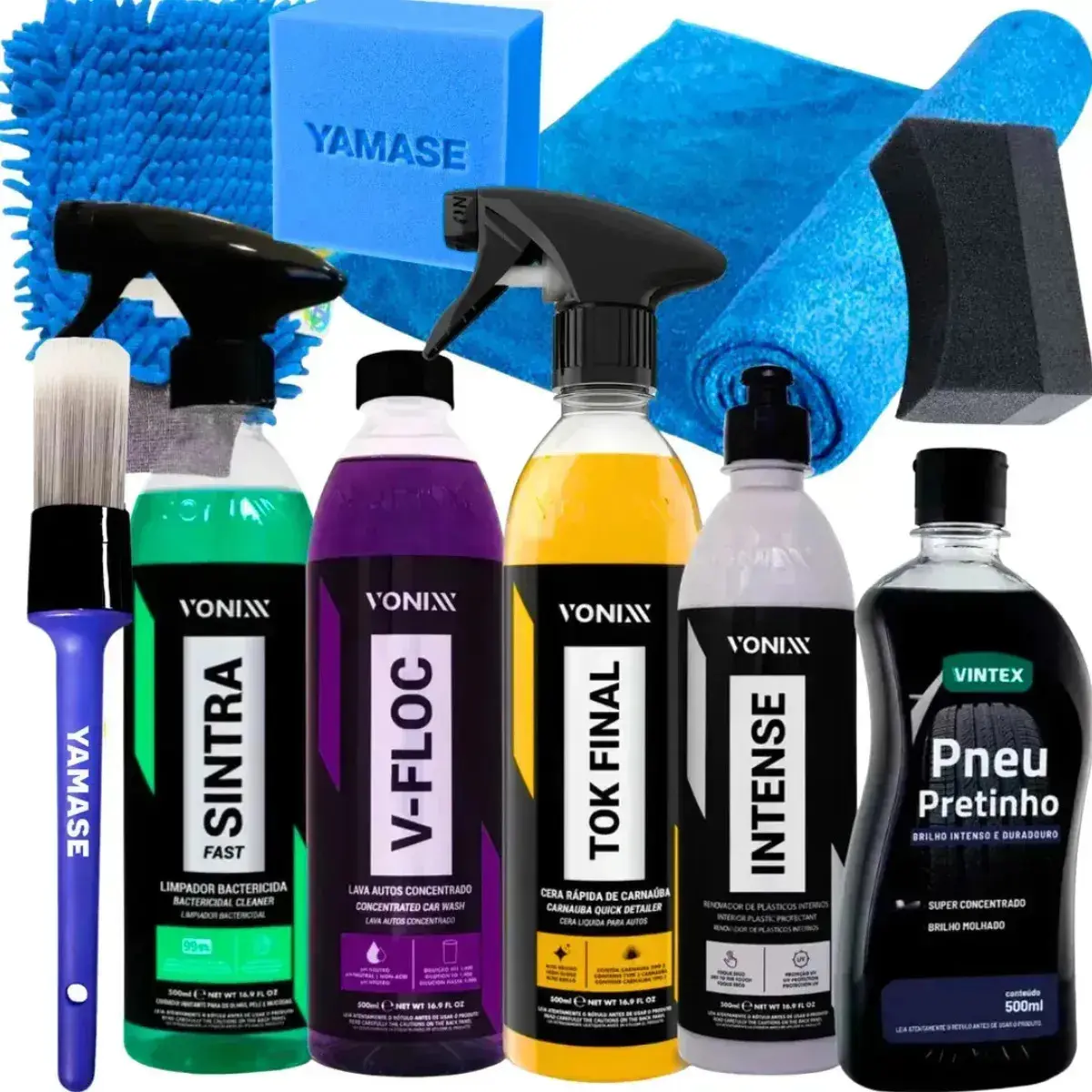 Kit Lavagem Shampoo Cera Tok Final Intense Sintra Fast Vonixx - 1