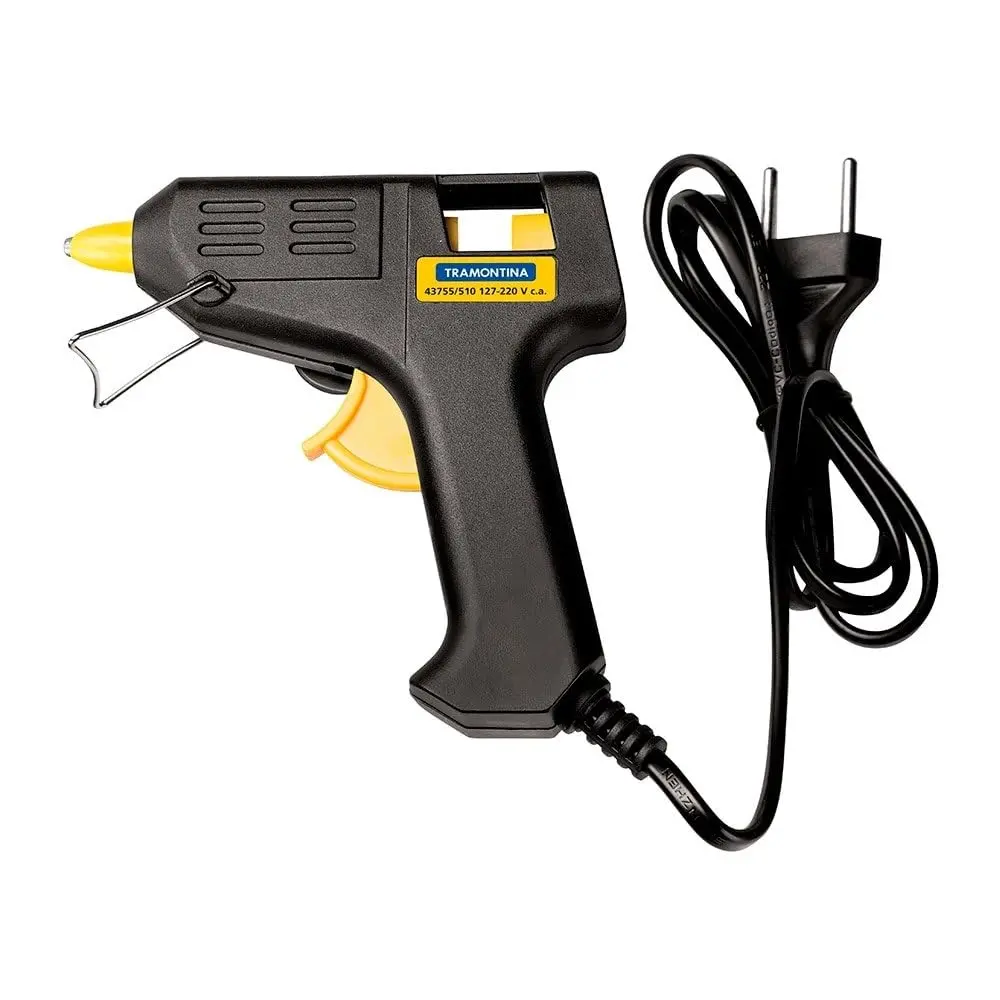 Tramontina Pistola Elétrica para Cola Quente 12w Bivolt Preta E Amarela