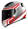 Capacete Ls2 Ff353 Circuit Branco Vermelho - 58 - 1