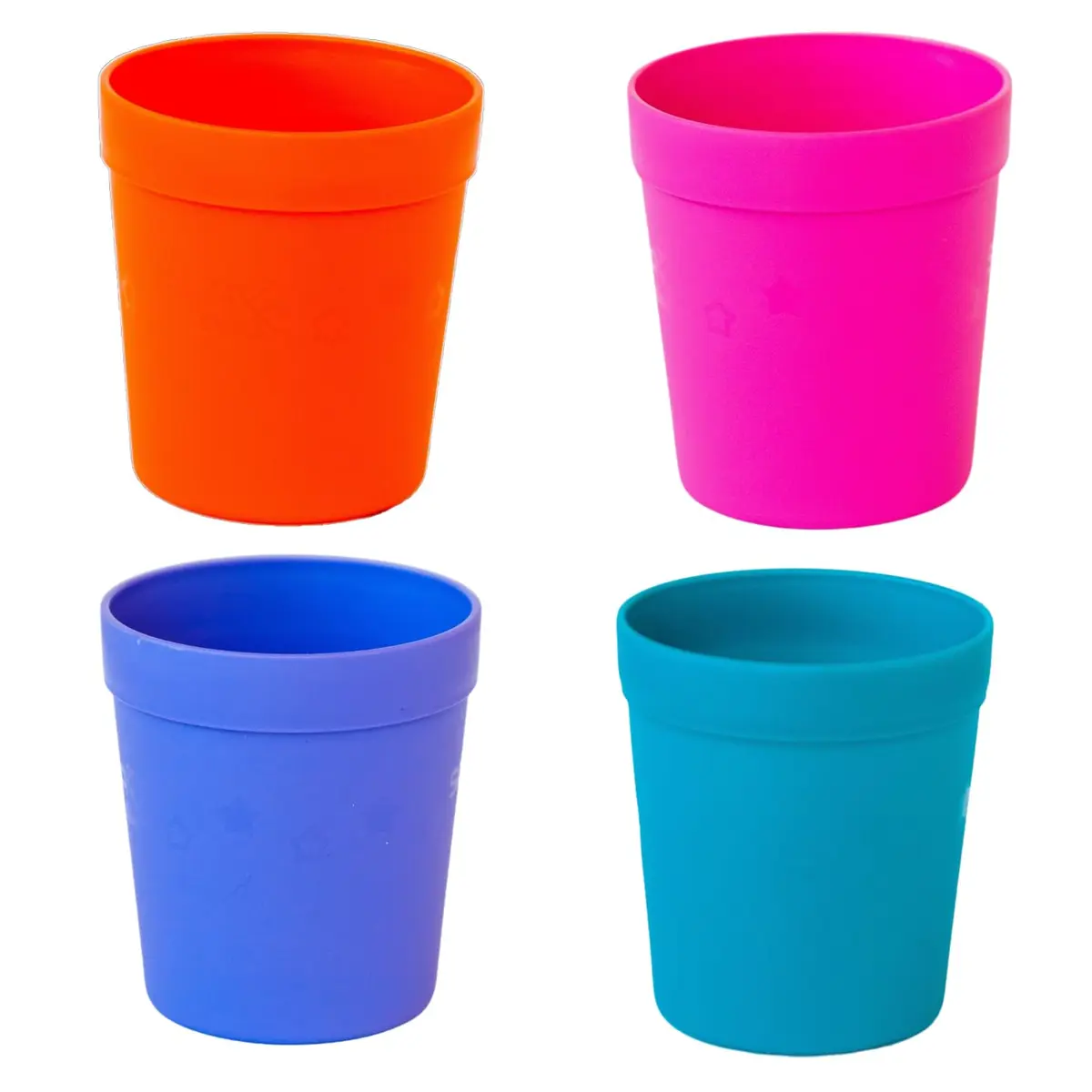 Kit 4 Copos Bebês 200ml Menina