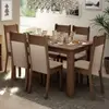 Conjunto Mesa de Jantar Jaíne com 6 Cadeiras - 1