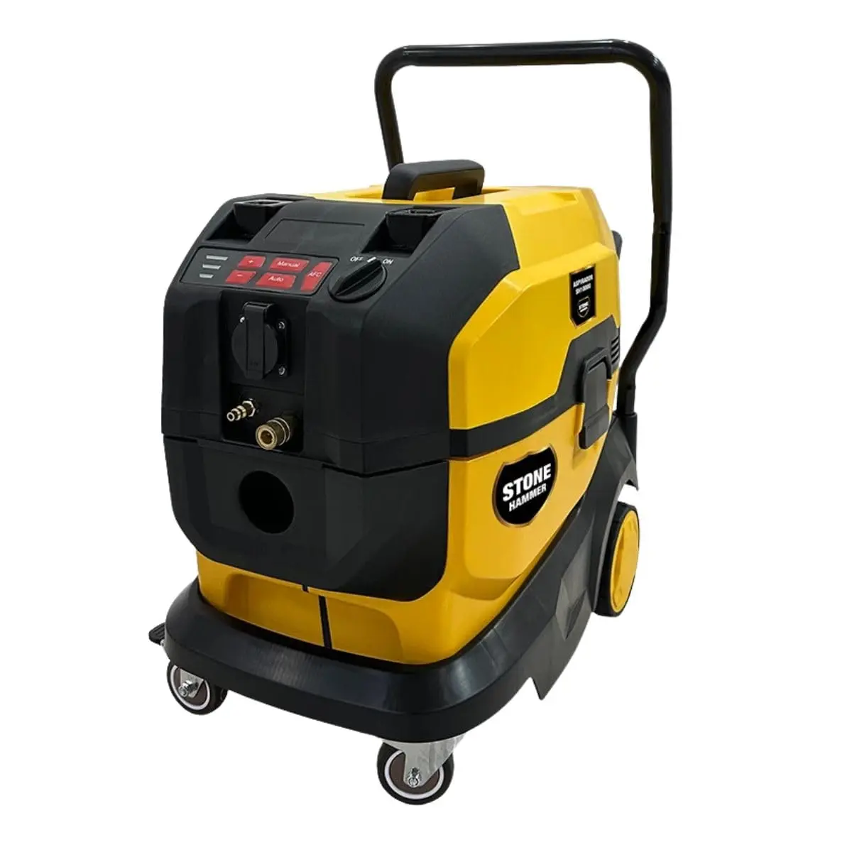 Stone Hammer Aspirador de Pó Profissional 220V SH10000 | Coleta de Massa Corrida, Gesso, Drywall | 25 kPa | 43L | Ideal para Lixadeiras de Teto e Parede