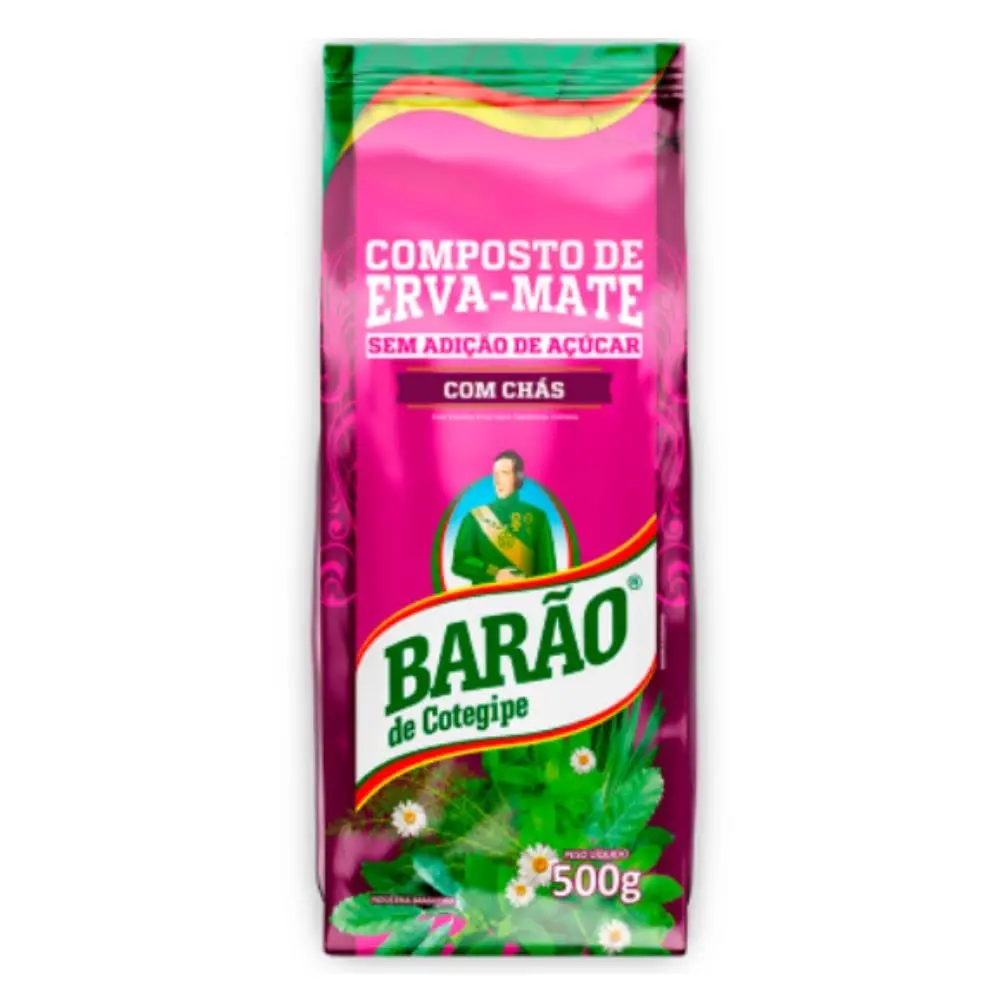 Erva Mate Barão de Cotegipe Composta com 4 Chás 500 g - 1