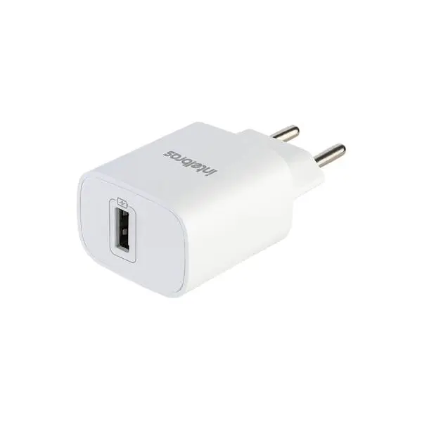 Conversor Automático AC/DC Fonte USB Fast Branco - 1
