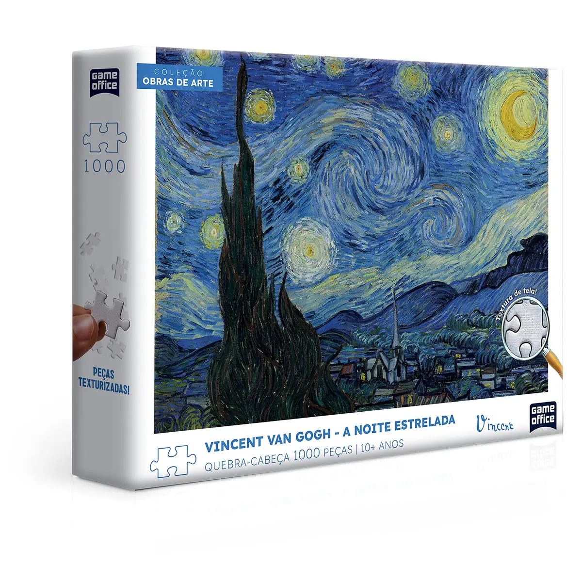 Toyster - Quebra-cabeça: Vincent Van Gogh - A Noite Estrelada - 1000 peças - Game Office - 1