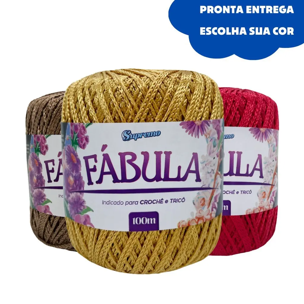 Fio Fábula Marca Supremo 100% Poliéster - 100 Metros - 1