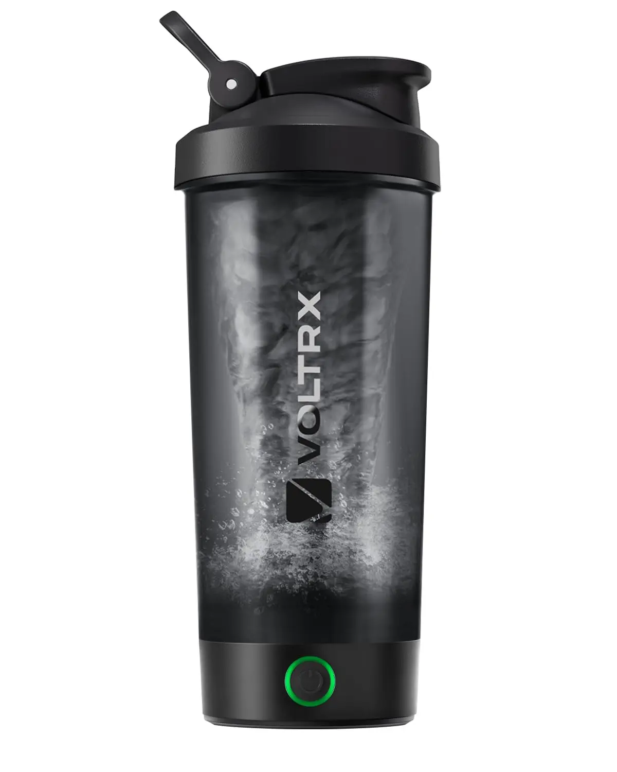 VOLTRX Garrafa coqueteleira de proteína, misturador elétrico recarregável por USB C, coqueteleira para shakes de proteína e shakes de substituição de refeição, sem BPA, 680 g