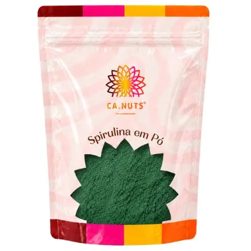 Spirulina em Pó Premium | Marca Ca.Nuts | Linha especial Ca.Nuts (1 Kg)