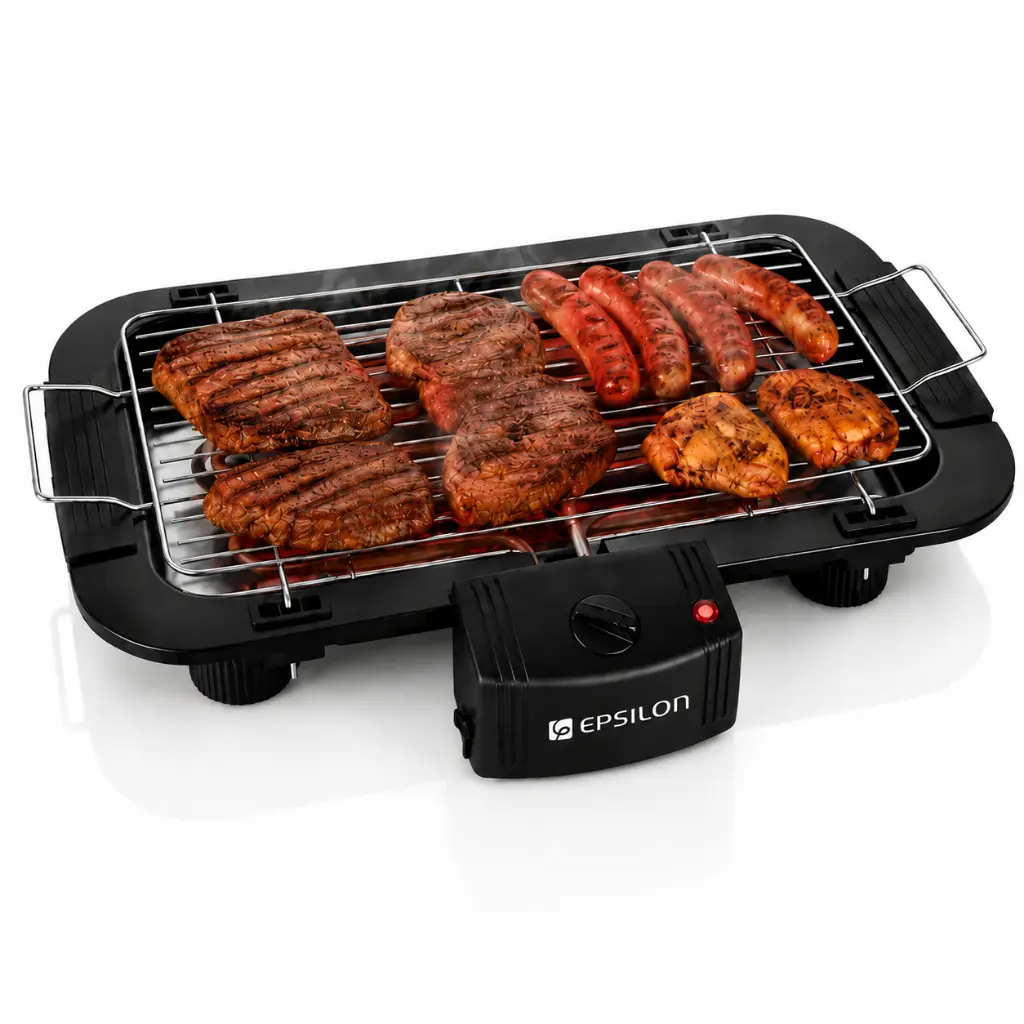 EPS-3091 Churrasqueira Elétrica De Mesa Epsilon Controle De Temperatura Grill Grelhador Portátil Cozinha - 1