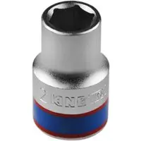 Soquete Sextavado Curto 12mm com Encaixe 12Pol KINGTONY-433512
