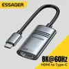 Adaptador Essager HDMI p/ USB-C 8K/60Hz 4K/144Hz - 1