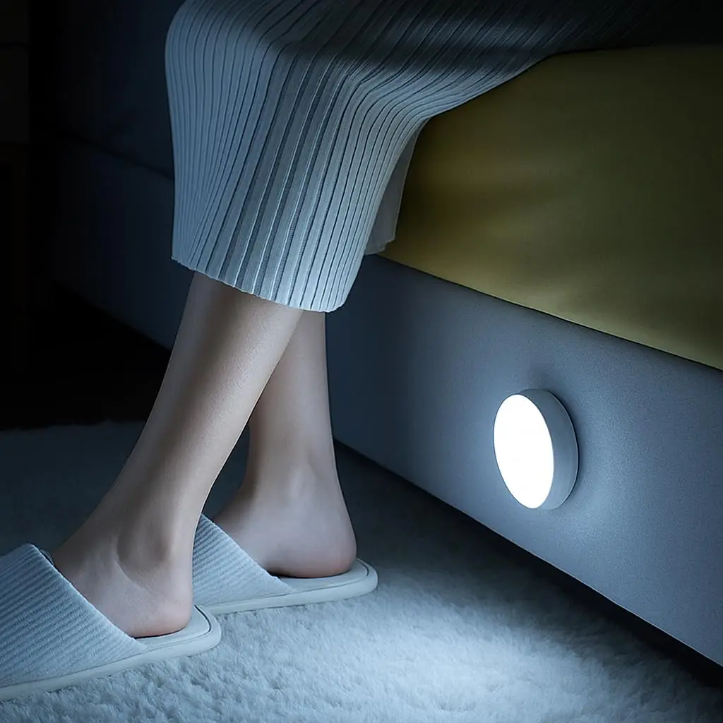 Luminárias LED Recarregáveis Com Sensor De Movimento, Luz Automática Para Armário, Corredor, Quarto, Escada, Com Ímã E Fita Adesiva - 1