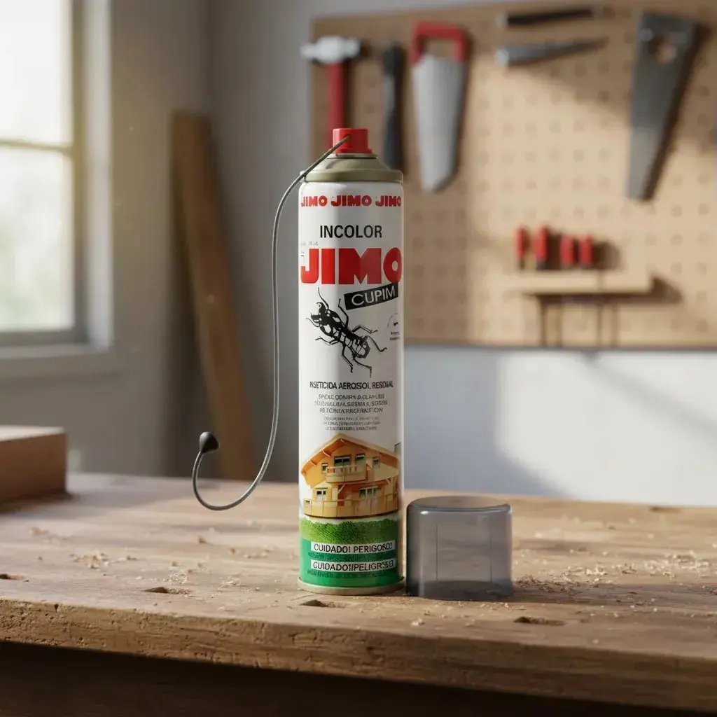 Mata Cupim Jimo Incolor 400ml + Agulha De Aplicação