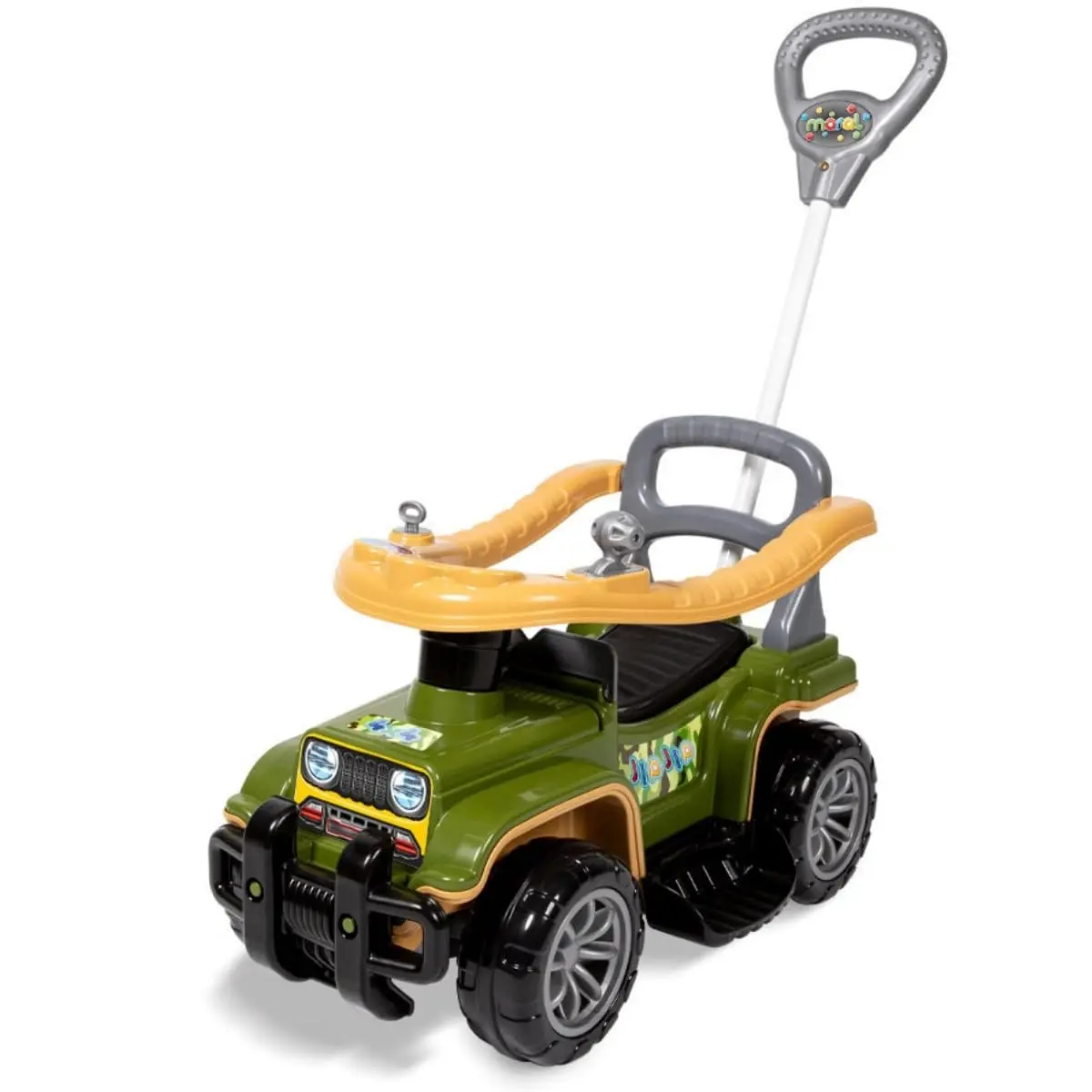 Maral Carrinho Com Chassis Jip Jip Militar Multicor - 1