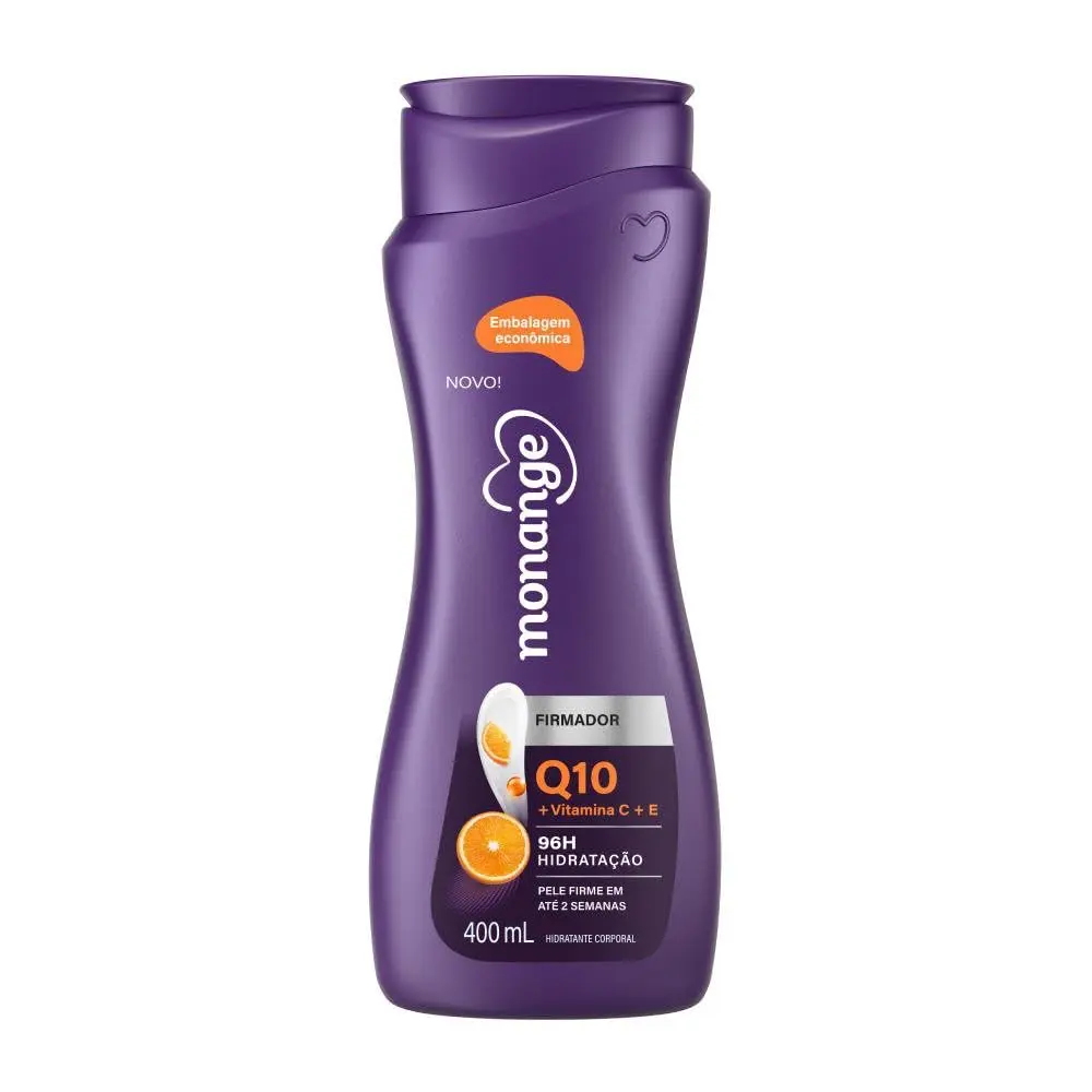 Monange Hidratante Firmador Q10 Vitamina C + E – Pele Extrasseca com Ação Desodorante 400ml - 1
