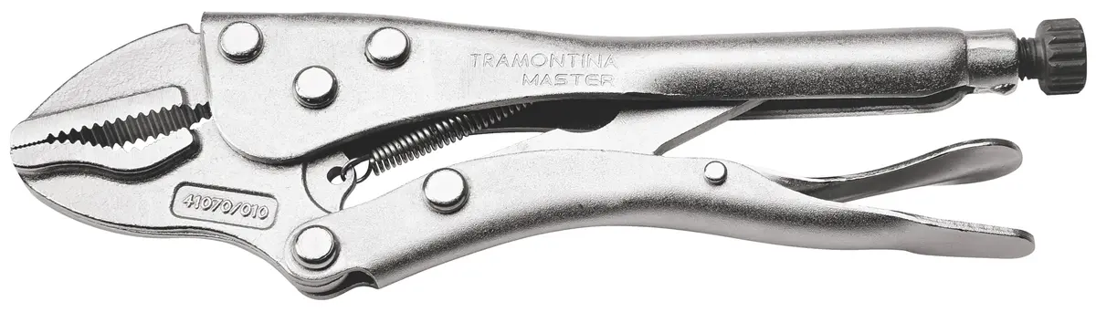 Tramontina 41070110, Alicate Pressão Mordente Triangular 10''