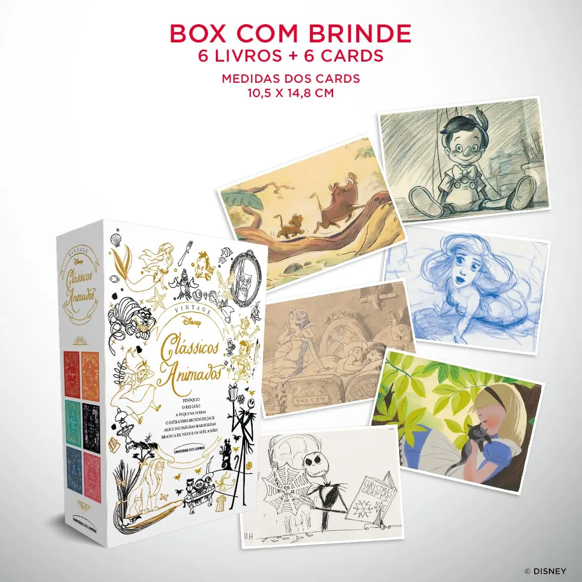 Box Disney Vintage – Clássicos Animados