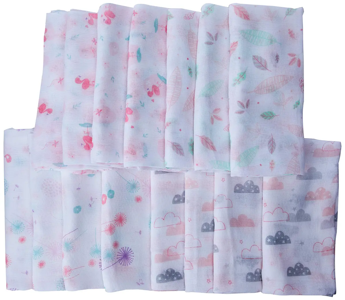 Papi Textil Fralda Papi Luxo Estampada 70Cm X 70Cm Contem 15 Un - 1