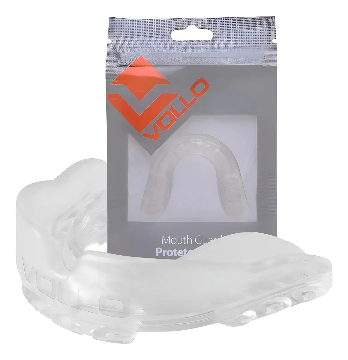 Protetor Bucal Transparente Vollo Moldável EVA Artes Marciais - Boxe - Muay Thai - Jiu-Jitsu - 1