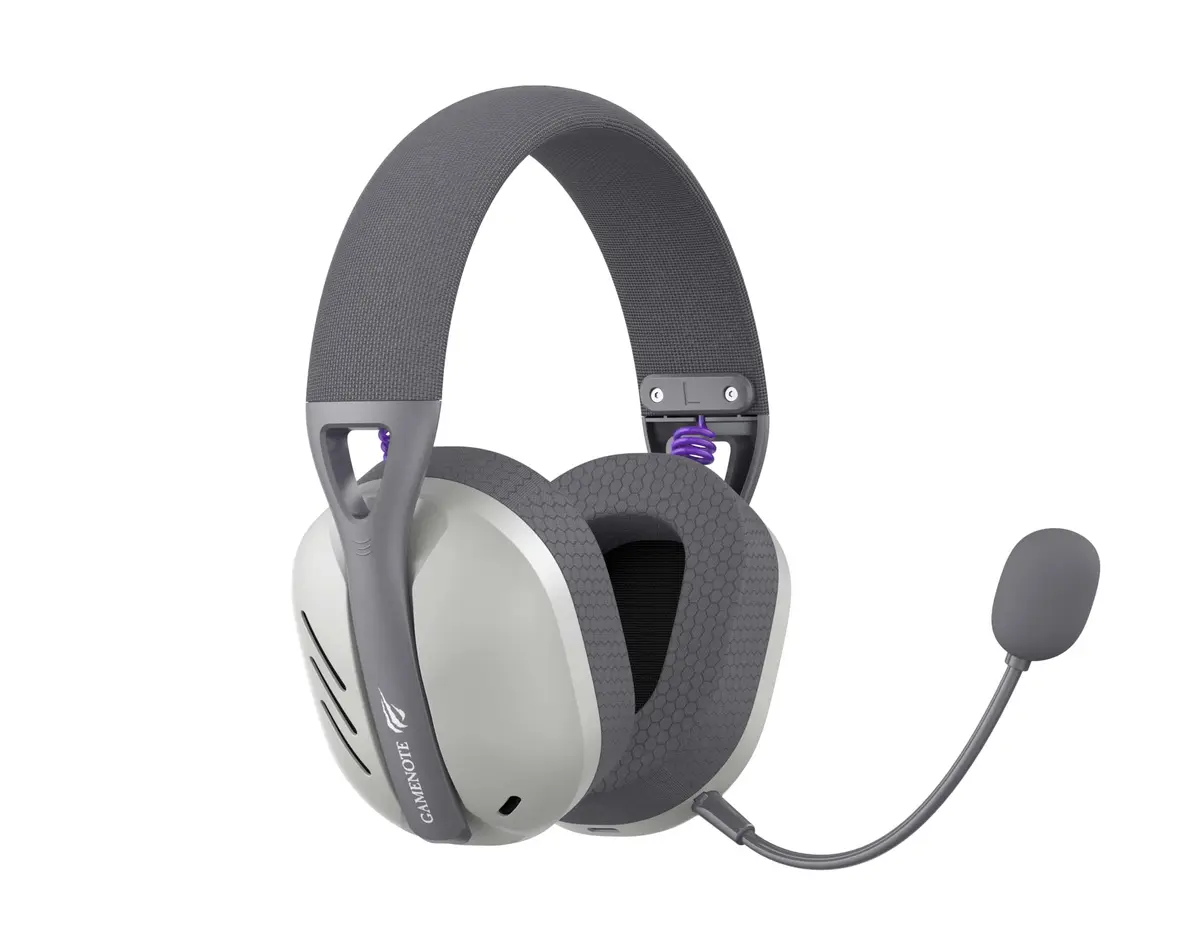 Havit Fone de Ouvido Headset Gamer Fuxi-H3 Gray, Com Fio e Sem Fio, Wireless 2,4GHz, Bluetooth, Cabo USB-C, Cabo 3,5mm. Surround, Baixa Latência, Quad-Mode - 1