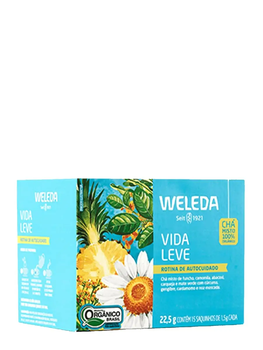 WELEDA Chá Vida Leve 15 Sachês | Chá Orgânico Digestivo Misto de Ervas | Auxilia na Sensação de Leveza - 1