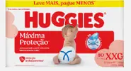 (Ifood Panvel Levando 2) - Fralda Huggies Supreme Care XXG c/ 80 unid. - 1