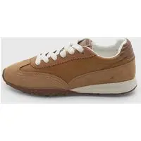 Tênis Feminino Arezzo Cano Baixo Caramelo