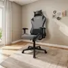 Cadeira Gamer Heron TX Tecido Preto/Cinza - 1