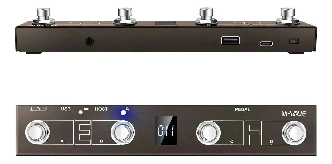 Controlador Midi Wireless Pedal Chocolate Plus E