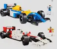 [Taxa inclusa] Blocos de montar carro de corrida modelo Moc ícones 10330 10353  - 1