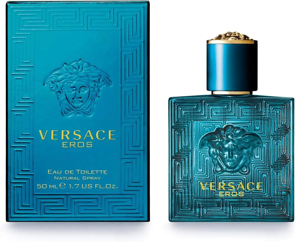 Eau de Toilette Masculino Eros, Azul, Versace, 50 ml