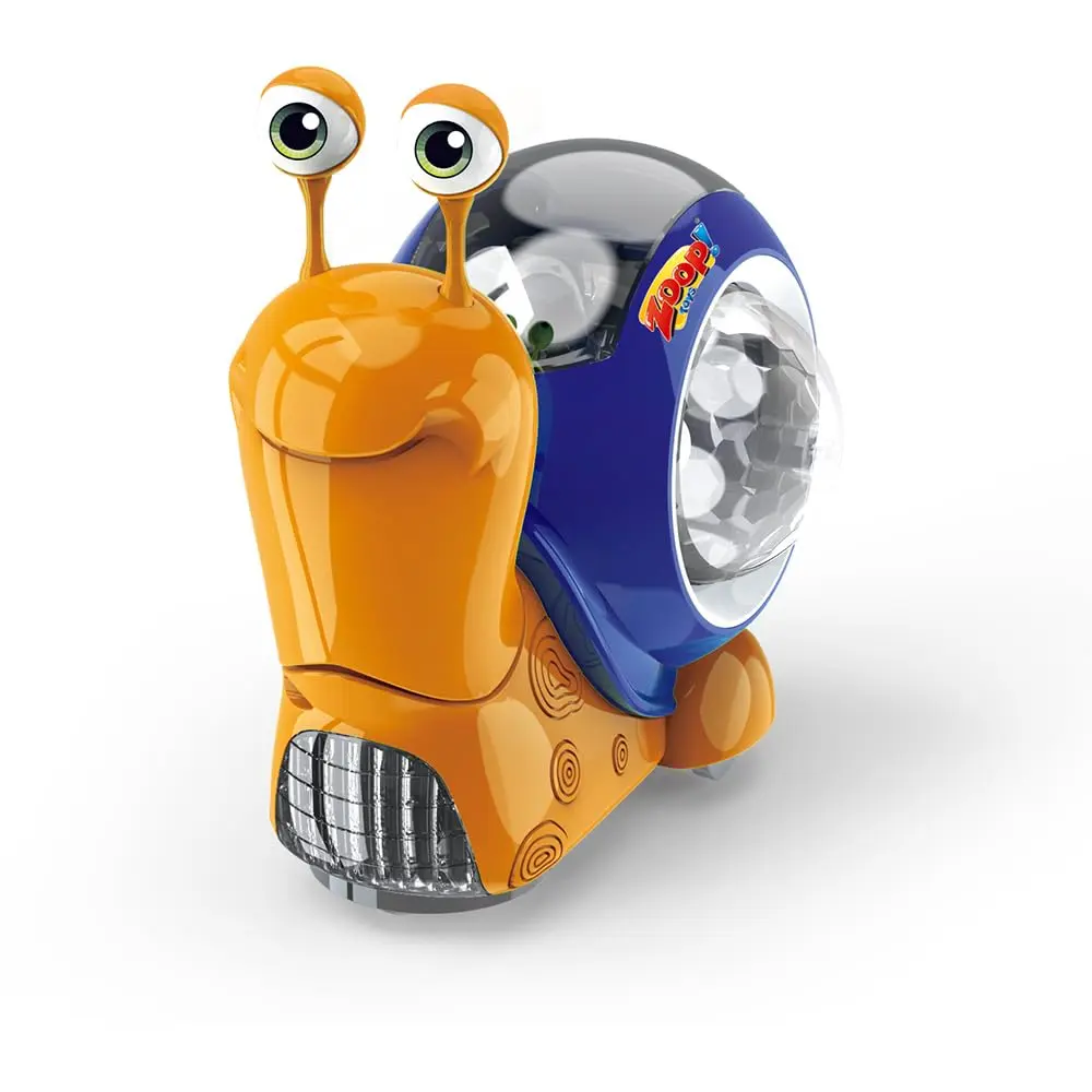 Zoop Toys Brinquedo Caracol Bate e Volta com Luz e Som | Bate e Volta