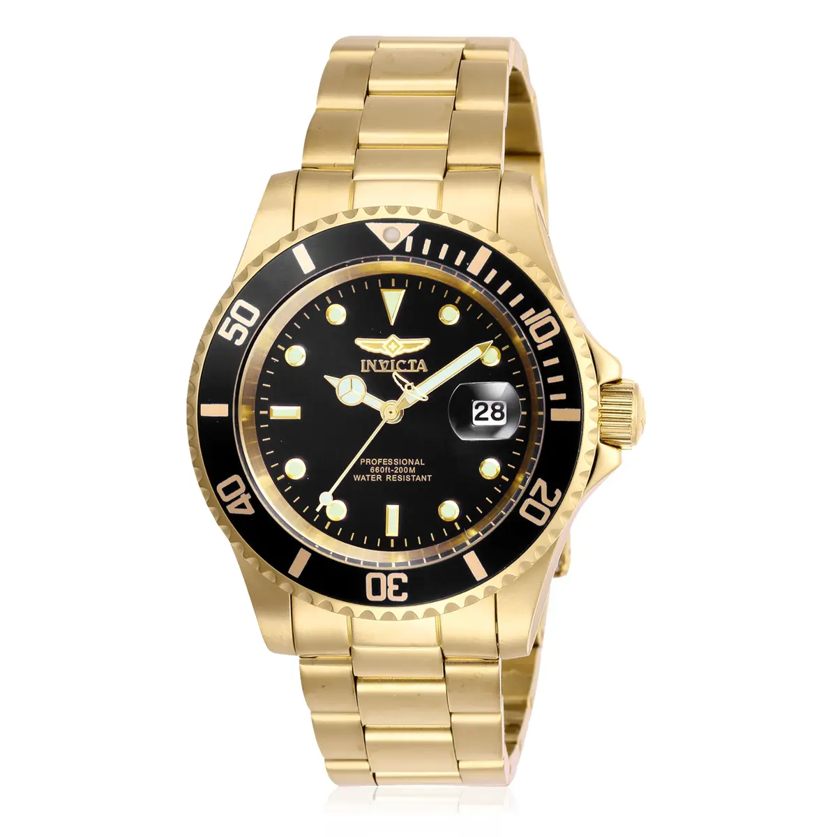 Invicta Men's Pro Diver Quartz Watch with Stainless Steel Strap