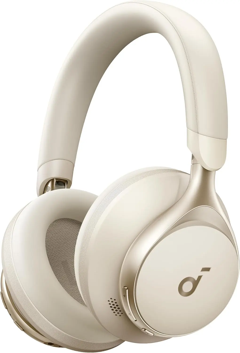 soundcore Space One da Anker Headphone Bluetooth ANC, 55H Fone Gamer Branco | Áudio Hi-Res LDAC, ANC Adaptativo Fone de Ouvido Bluetooth Over-Ear, Chamadas Claras, Controle via App, Ajuste Confortável - 1