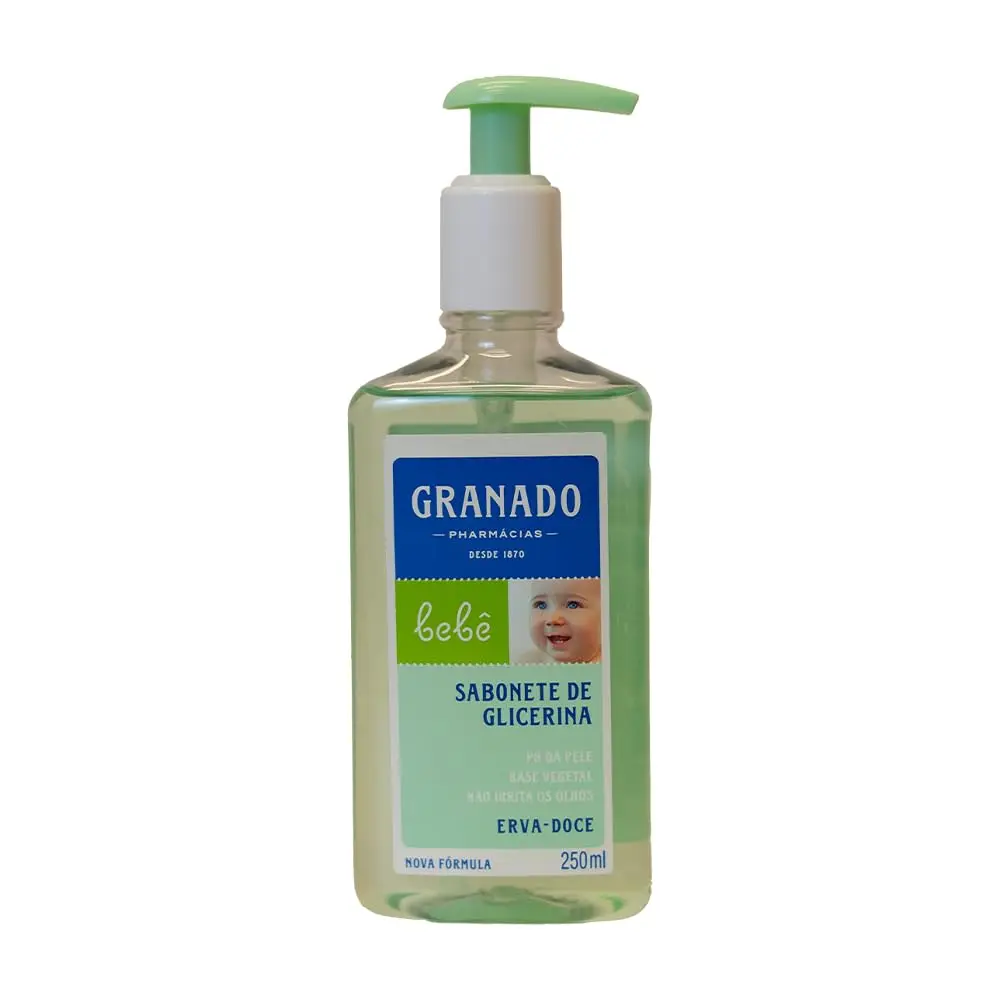 Granado Sabonete Líquido Bebê Glicerinado, Erva Doce, 250ml - 1
