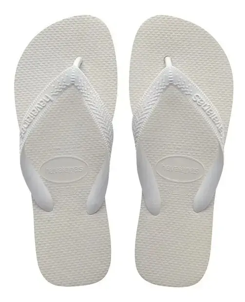 Chinelo Unissex Top Havaianas Liso Branco - 1