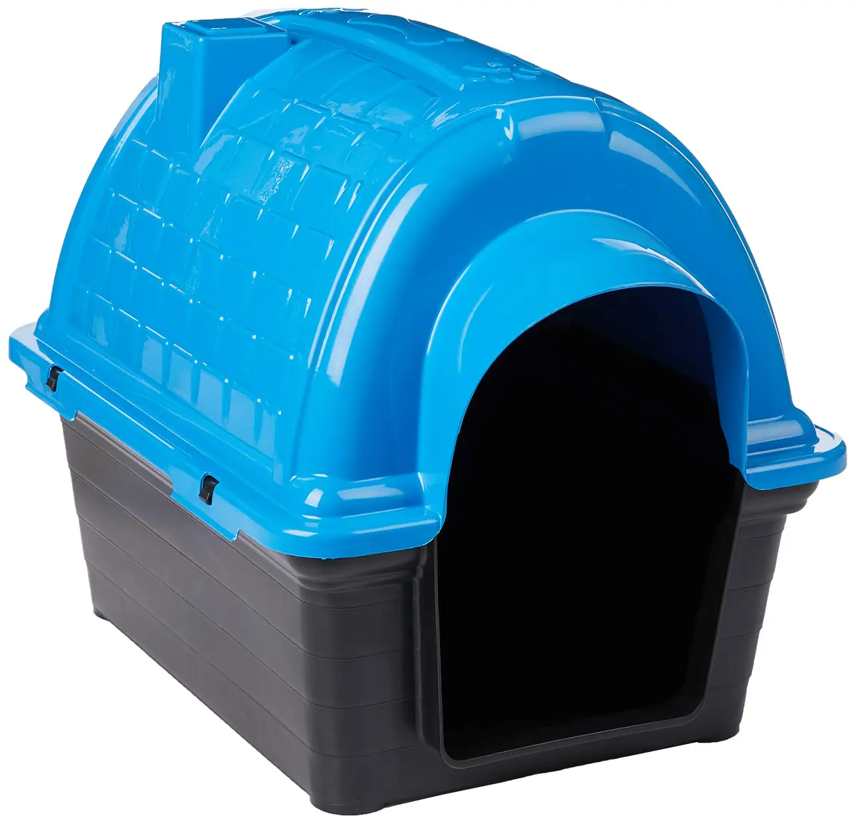 Furacão Pet Iglu Casinha de Plástico para Cães, Azul, 3
