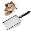 Pazinha de Aço Inox para Limpeza de Areia de Gato - 1