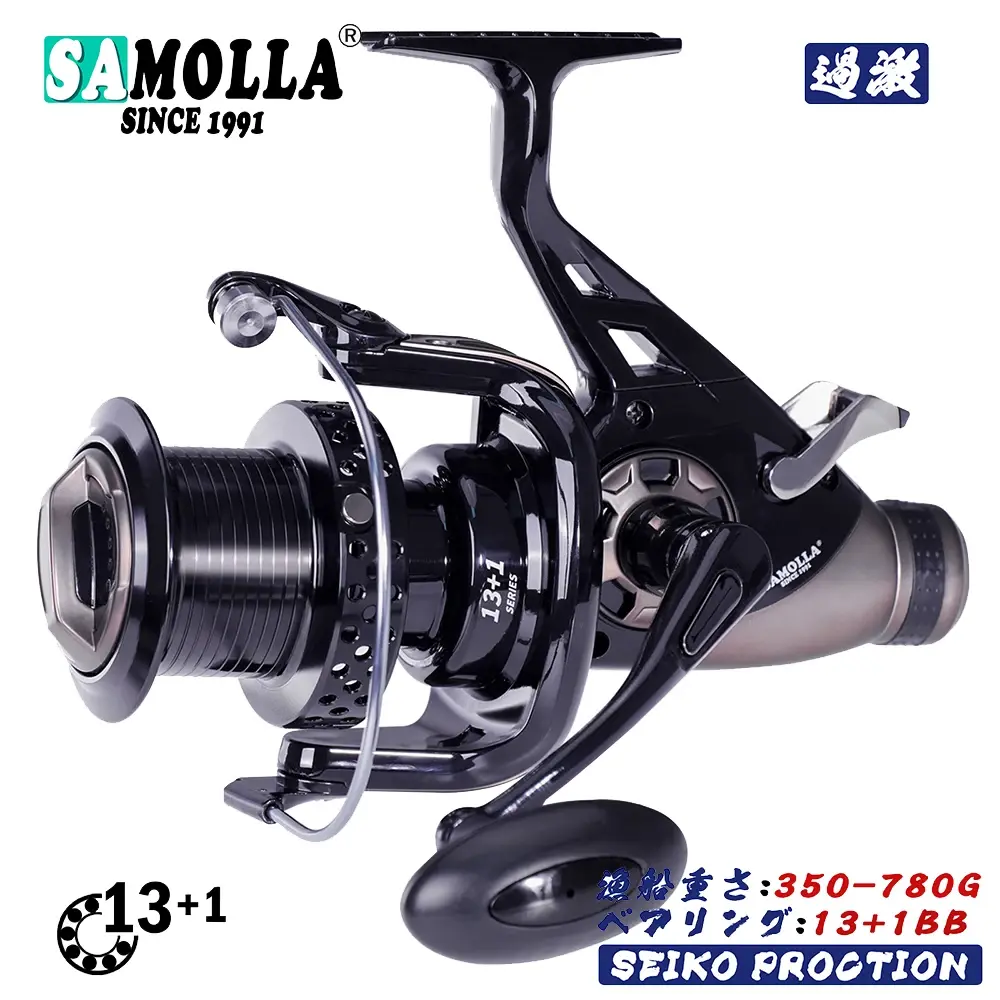 Carpa De Metal Carretel De Pesca, Duplo Descarregamento Roda Distante, Saft Surf De Água, Spinning Reels, 23kg Arraste, 2022